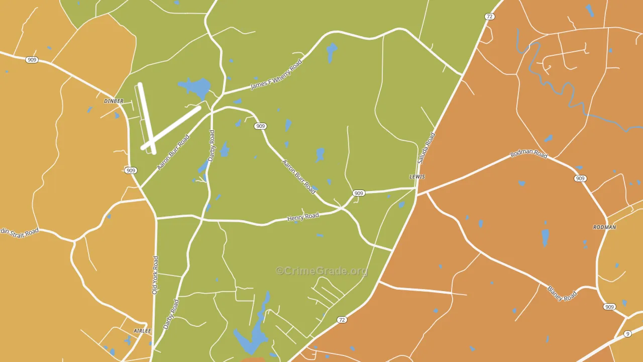 Lewis, SC Map of Assault Rates