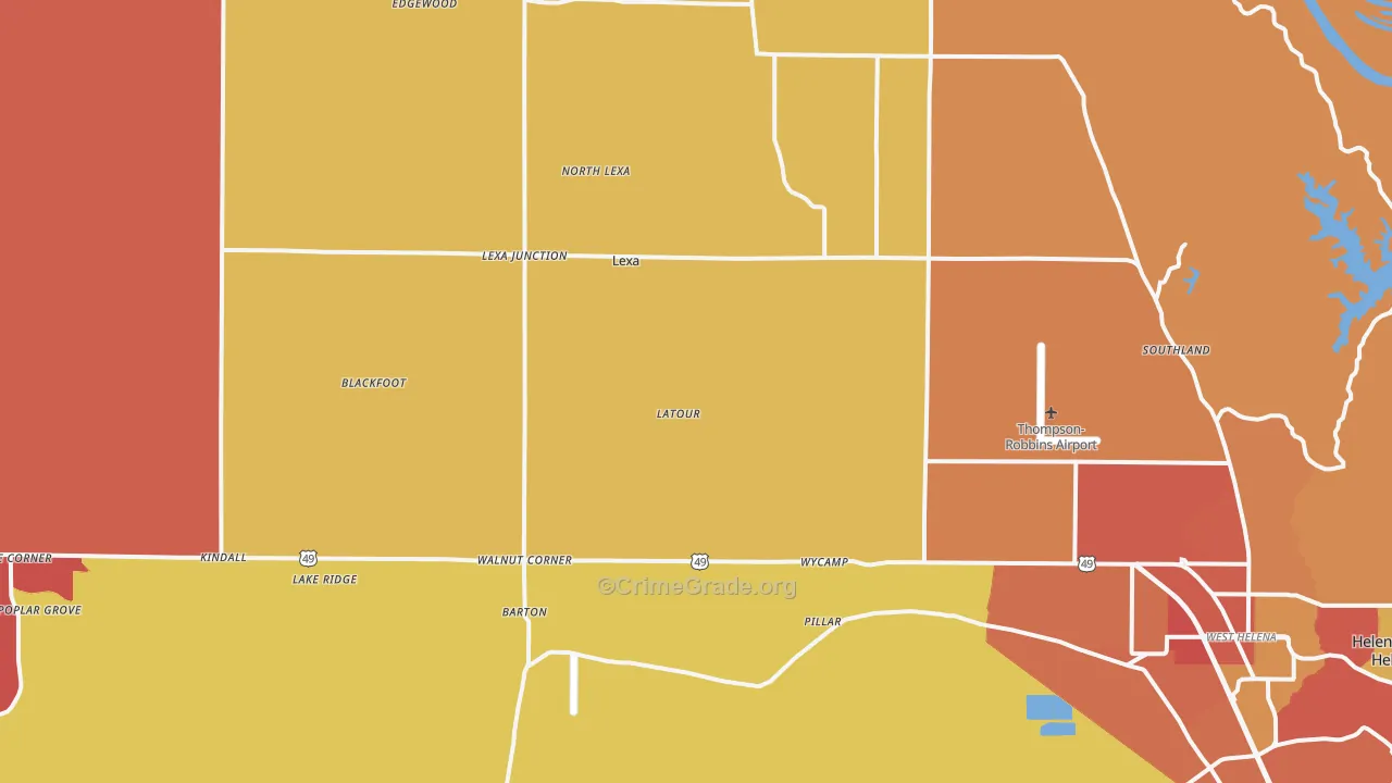 Lexa, AR Map of Assault Rates