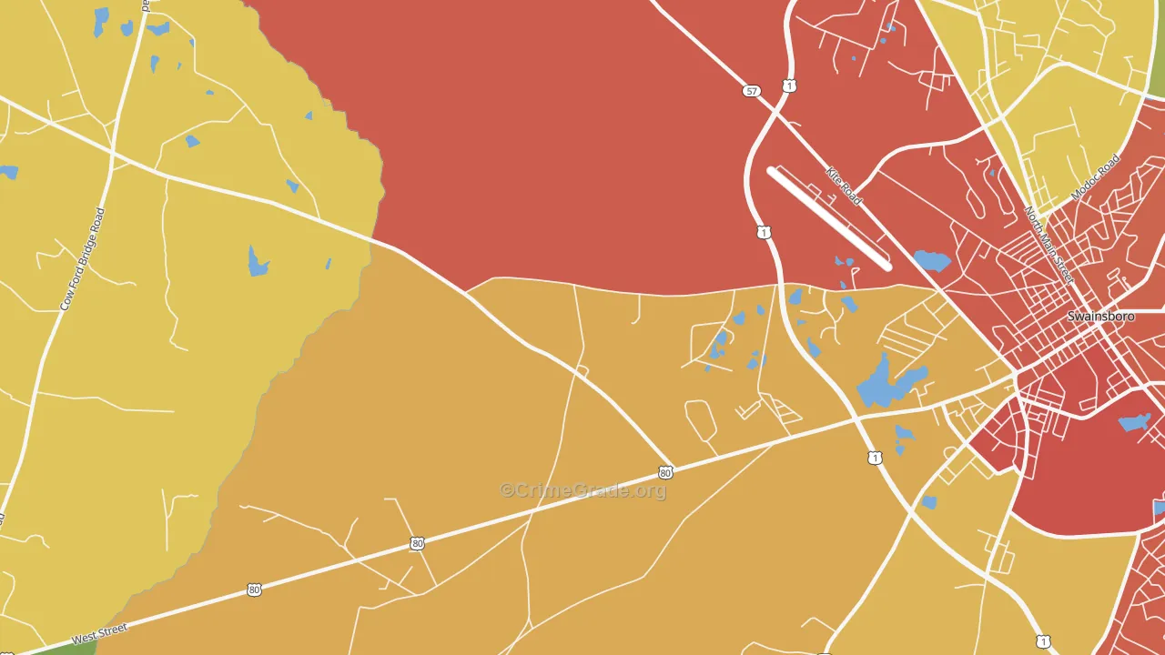 Lexsy, GA Map of Assault Rates