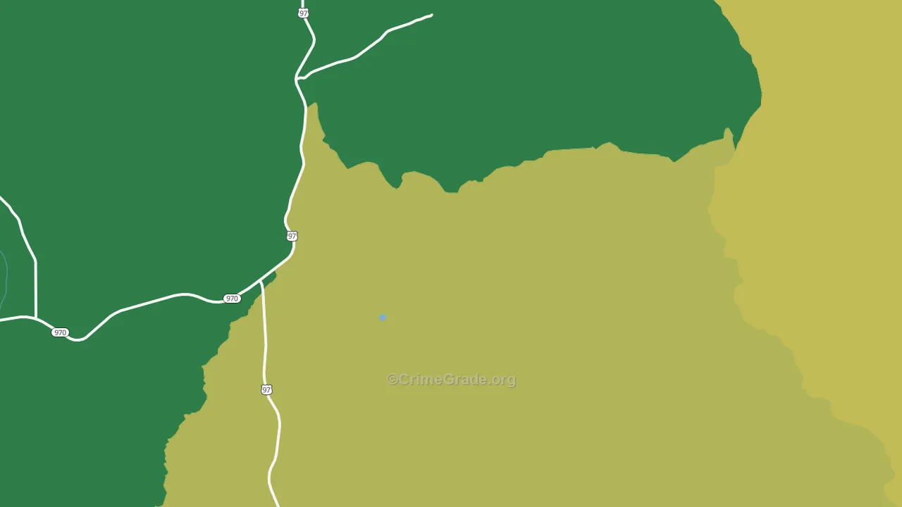 Liberty, WA Map of Assault Rates