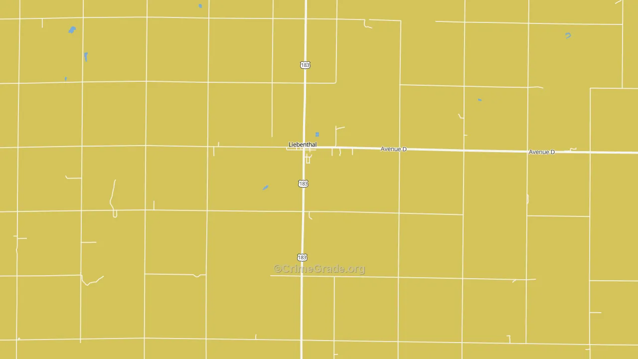 Liebenthal, KS Map of Assault Rates