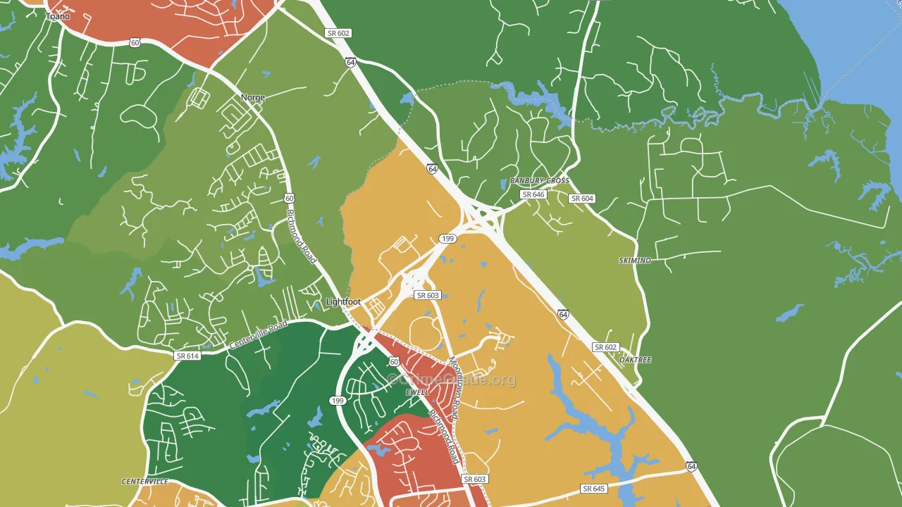 Lightfoot, VA Map of Assault Rates