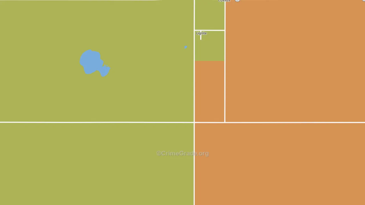 Lignite, ND Map of Assault Rates