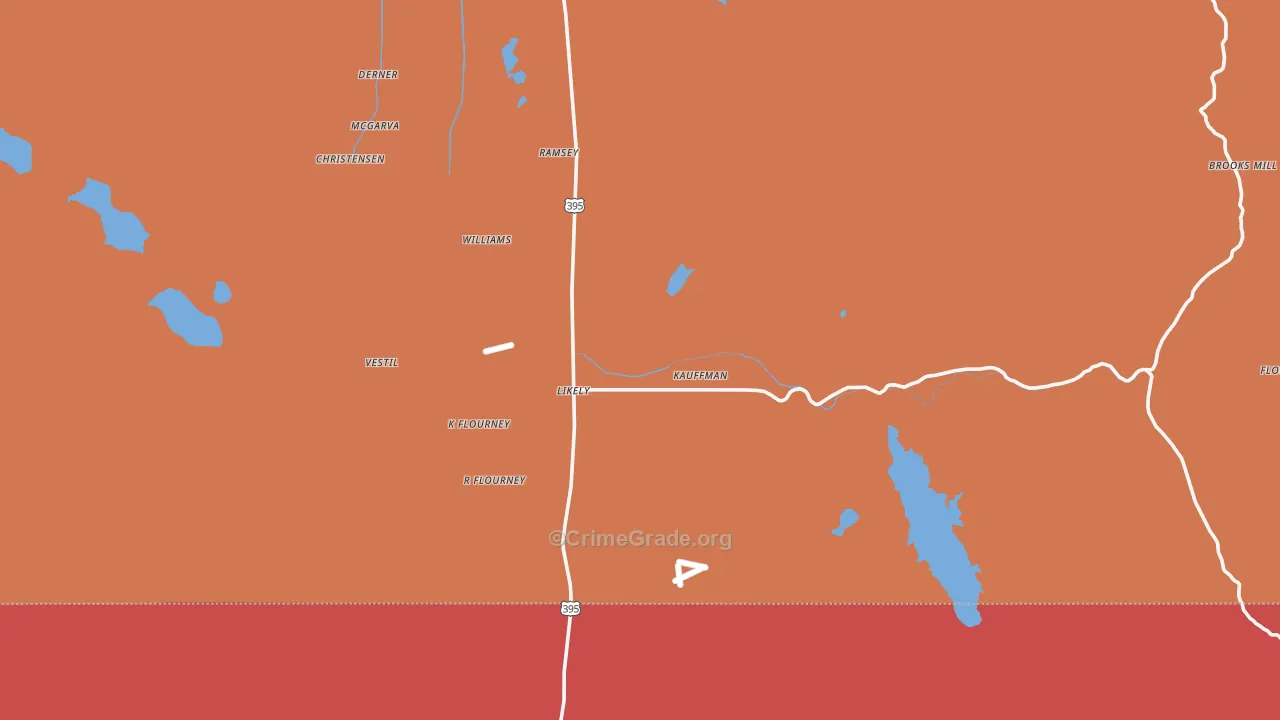 Likely, CA Map of Assault Rates