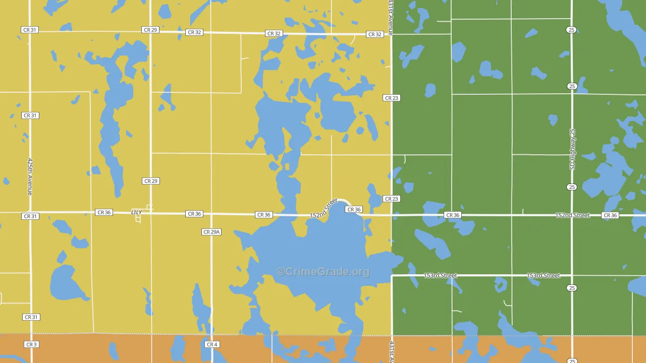Lily, SD Map of Assault Rates