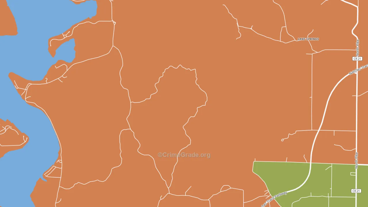 Lime Kiln, AL Map of Assault Rates