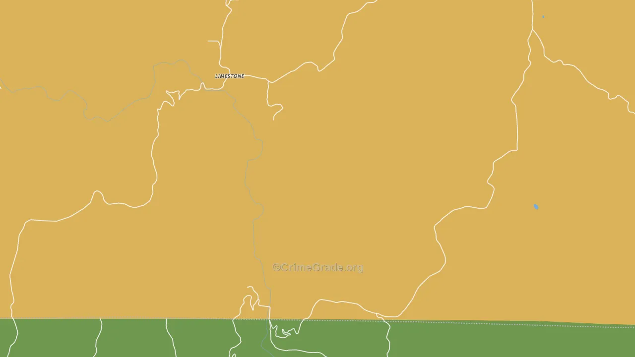 Limestone, AR Map of Assault Rates