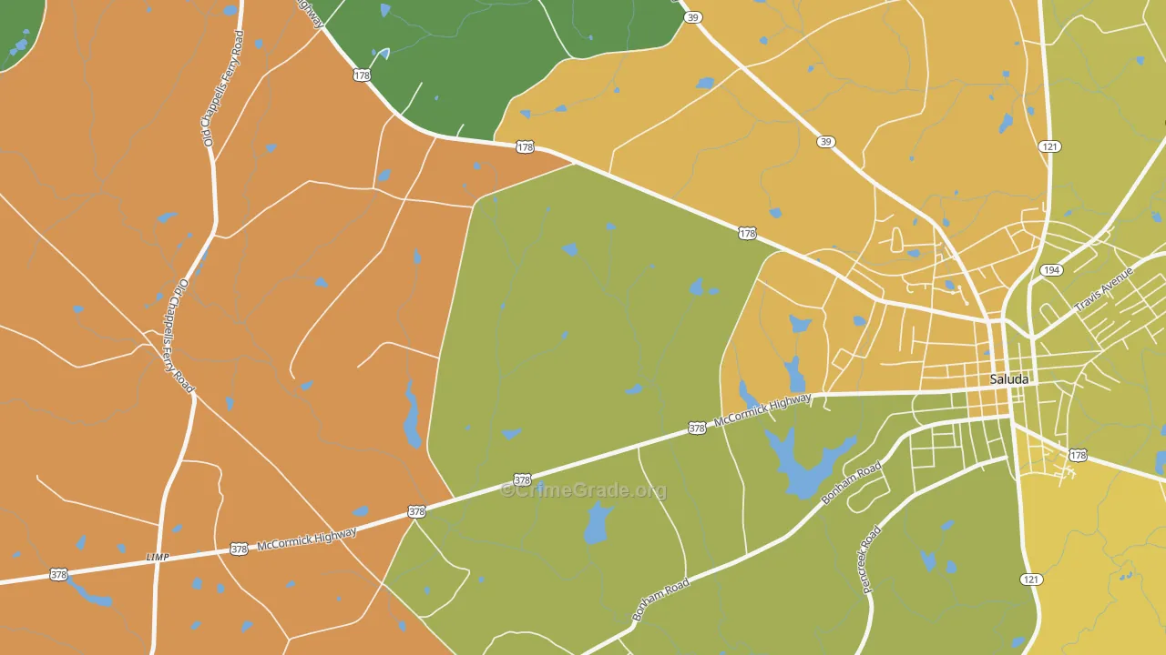 Limp, SC Map of Assault Rates