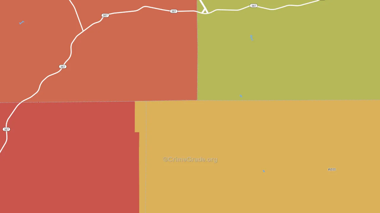 Linch, WY Map of Assault Rates