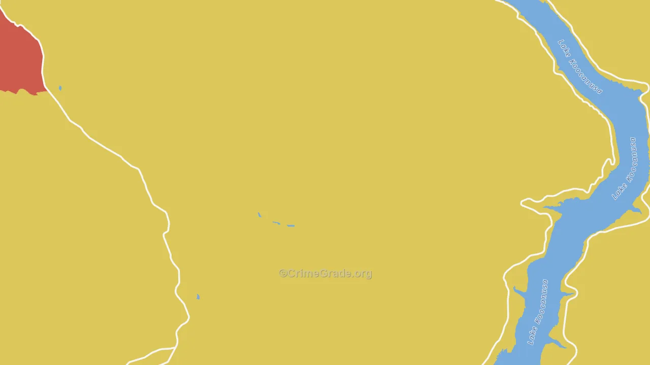 Lincoln County, MT Map of Assault Rates