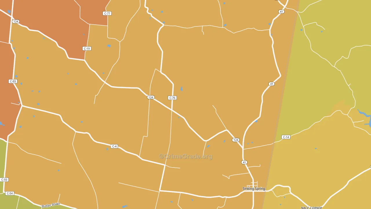 Lincolnville, OH Map of Assault Rates