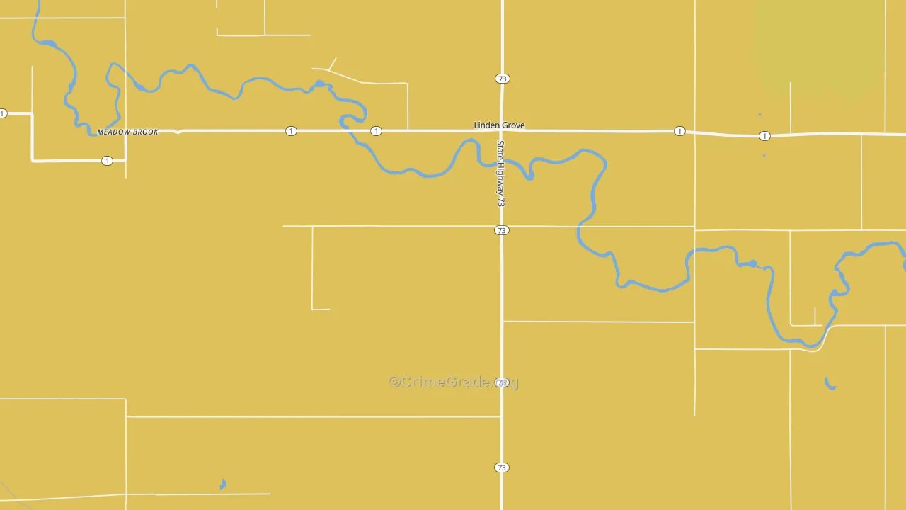 Linden Grove, MN Map of Assault Rates