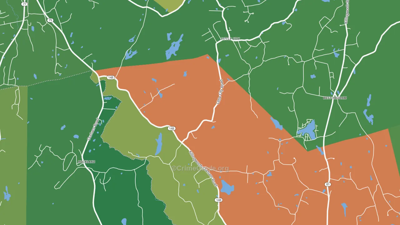 Little City, CT Map of Assault Rates