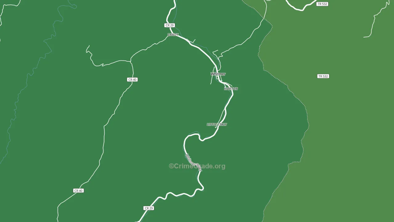 Little Italy, WV Map of Assault Rates
