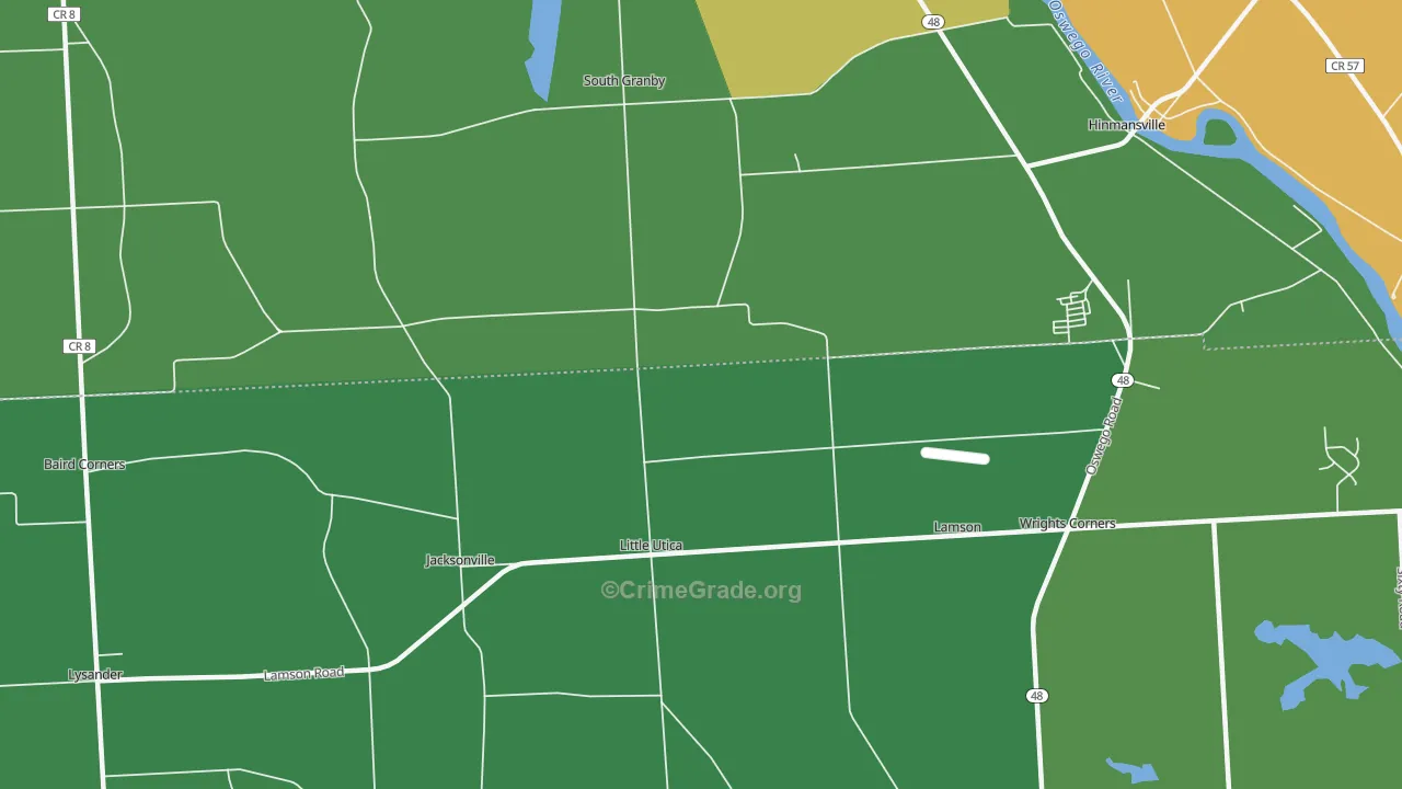 Little Utica, NY Map of Assault Rates