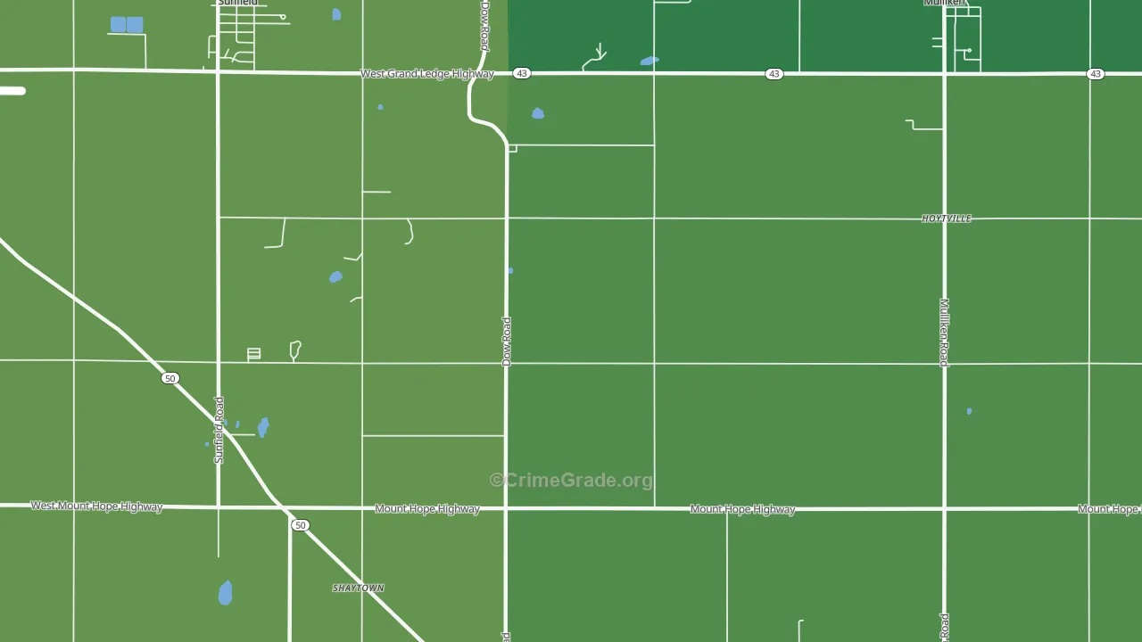 Little Venice, MI Map of Assault Rates