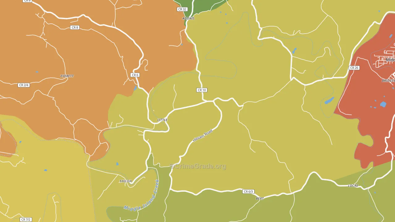 Little, WV Map of Assault Rates