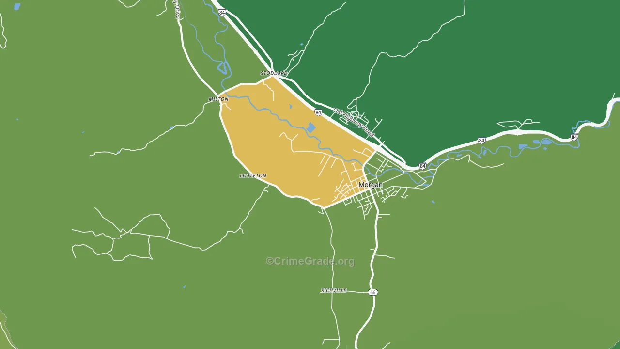 Littleton, UT Map of Assault Rates