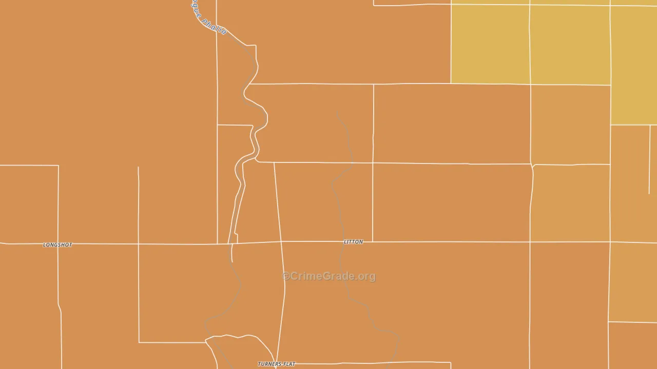 Litton, MS Map of Assault Rates