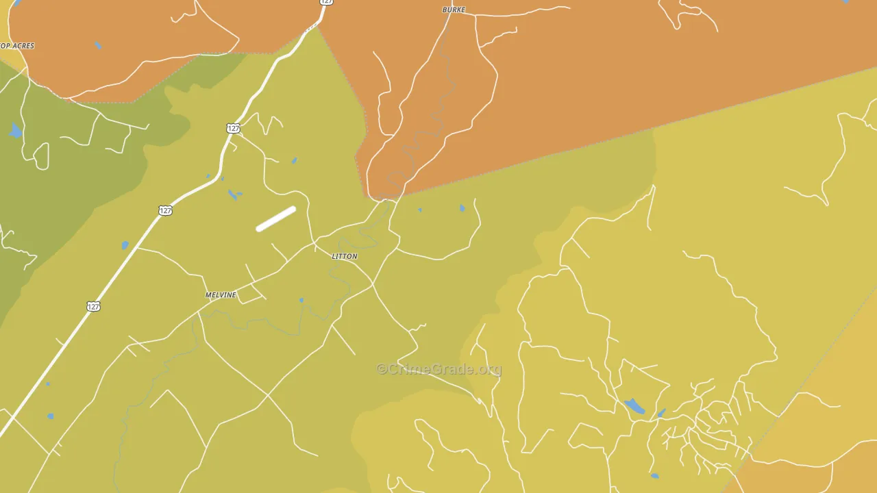 Litton, TN Map of Assault Rates