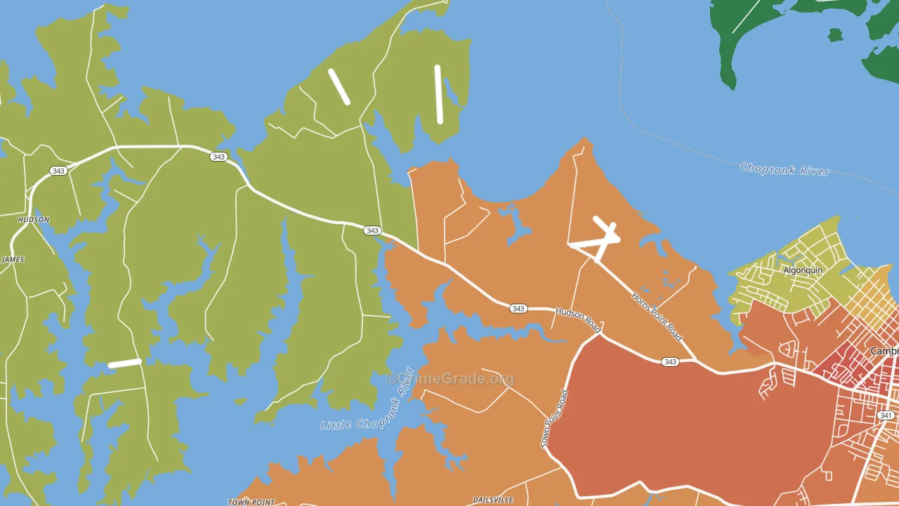 Lloyds, MD Map of Assault Rates