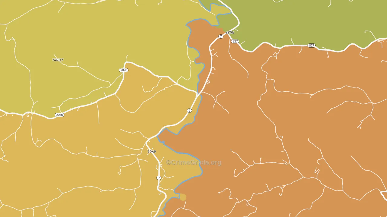 Load, KY Map of Assault Rates