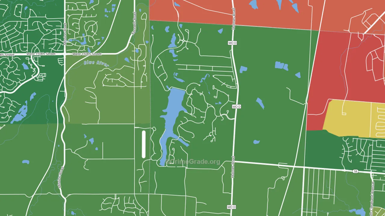 Loch Lloyd, MO Map of Assault Rates