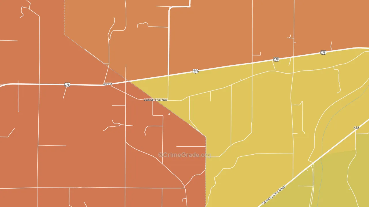 Locke Station, MS Map of Assault Rates