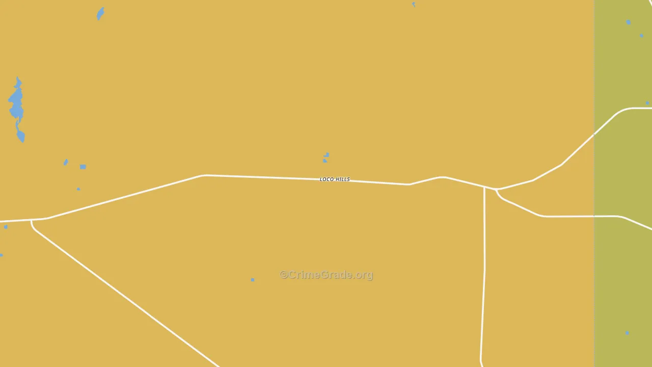Loco Hills, NM Map of Assault Rates