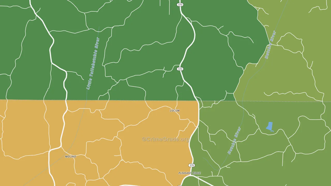 Locum, MS Map of Assault Rates