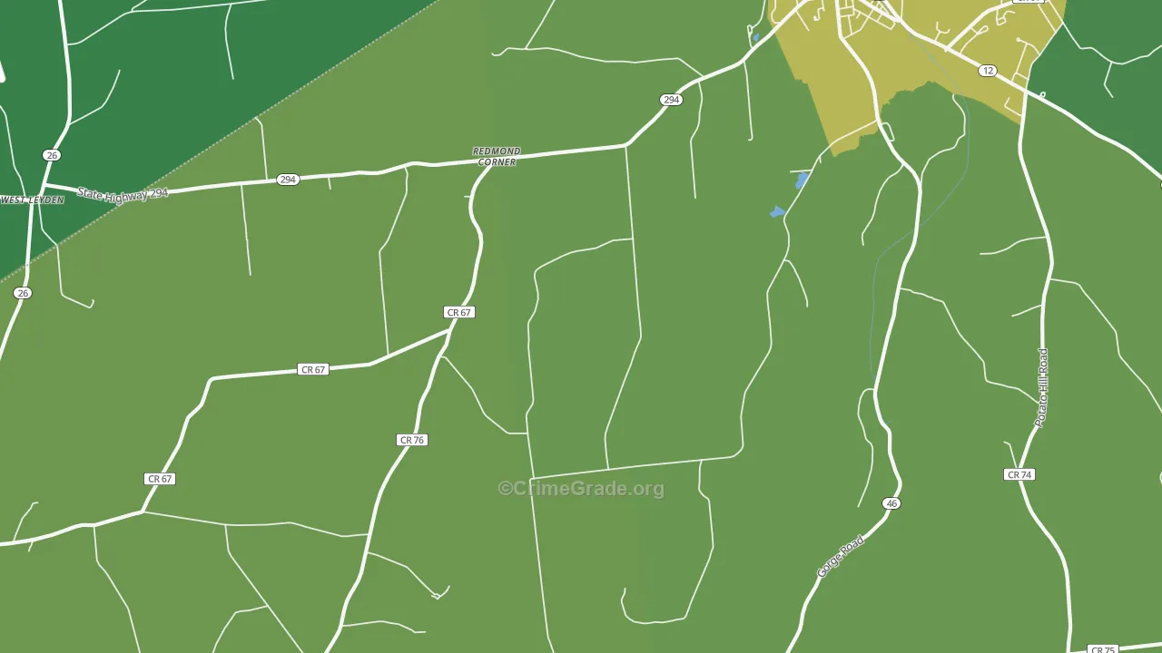 Locust Grove, NY Map of Assault Rates