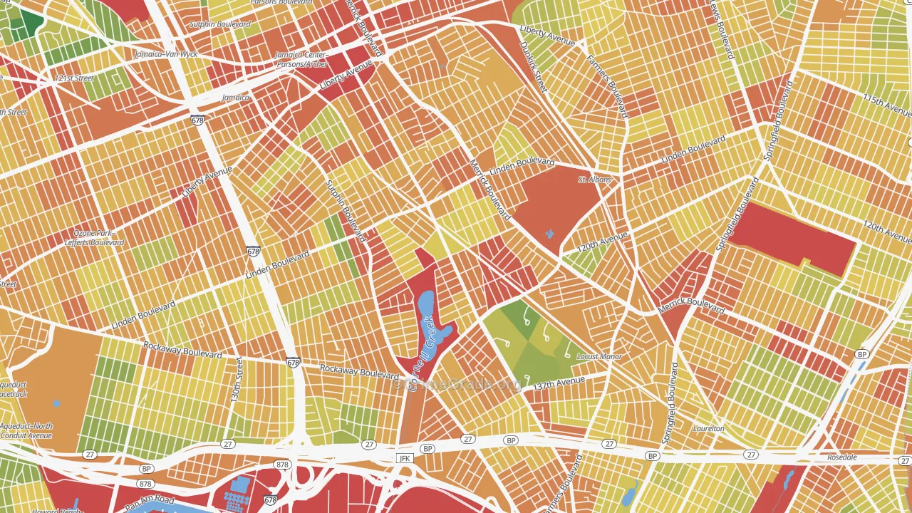 Locust Manor, Queens, NY Map of Assault Rates