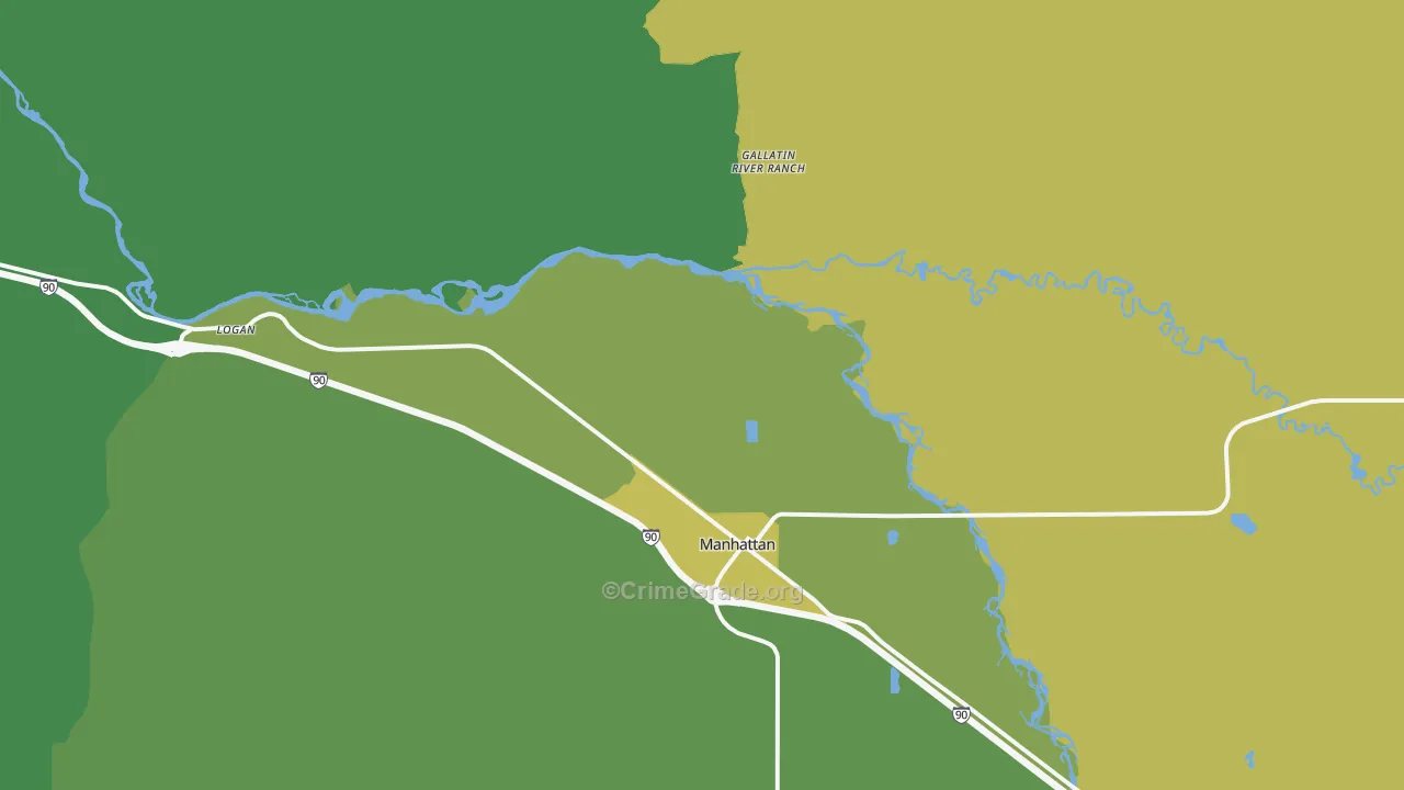 Logan, MT Map of Assault Rates