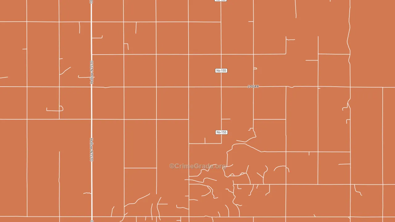 Logan, OK Map of Assault Rates