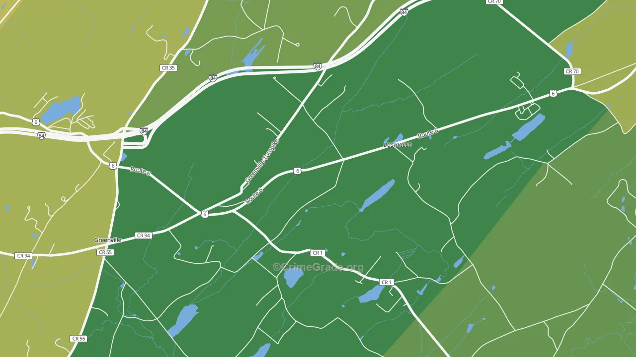 Logtown, NY Map of Assault Rates
