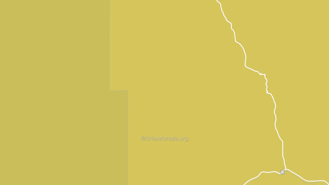 Lolo Hot Springs, MT Map of Assault Rates