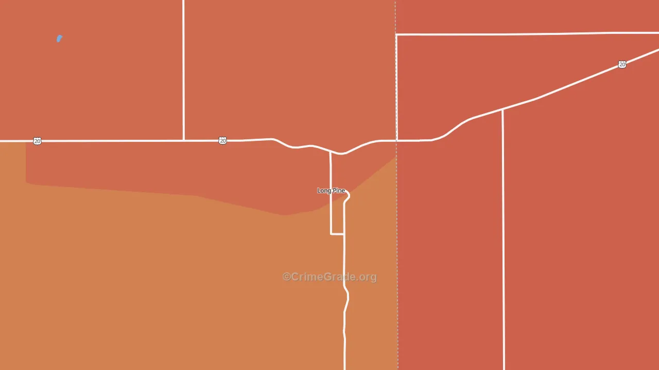 Long Pine, NE Map of Assault Rates