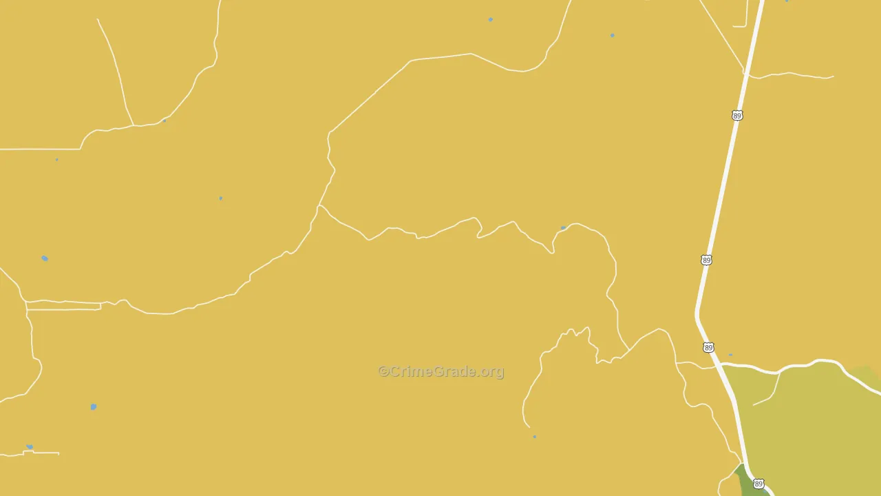 Long Valley, AZ Map of Assault Rates