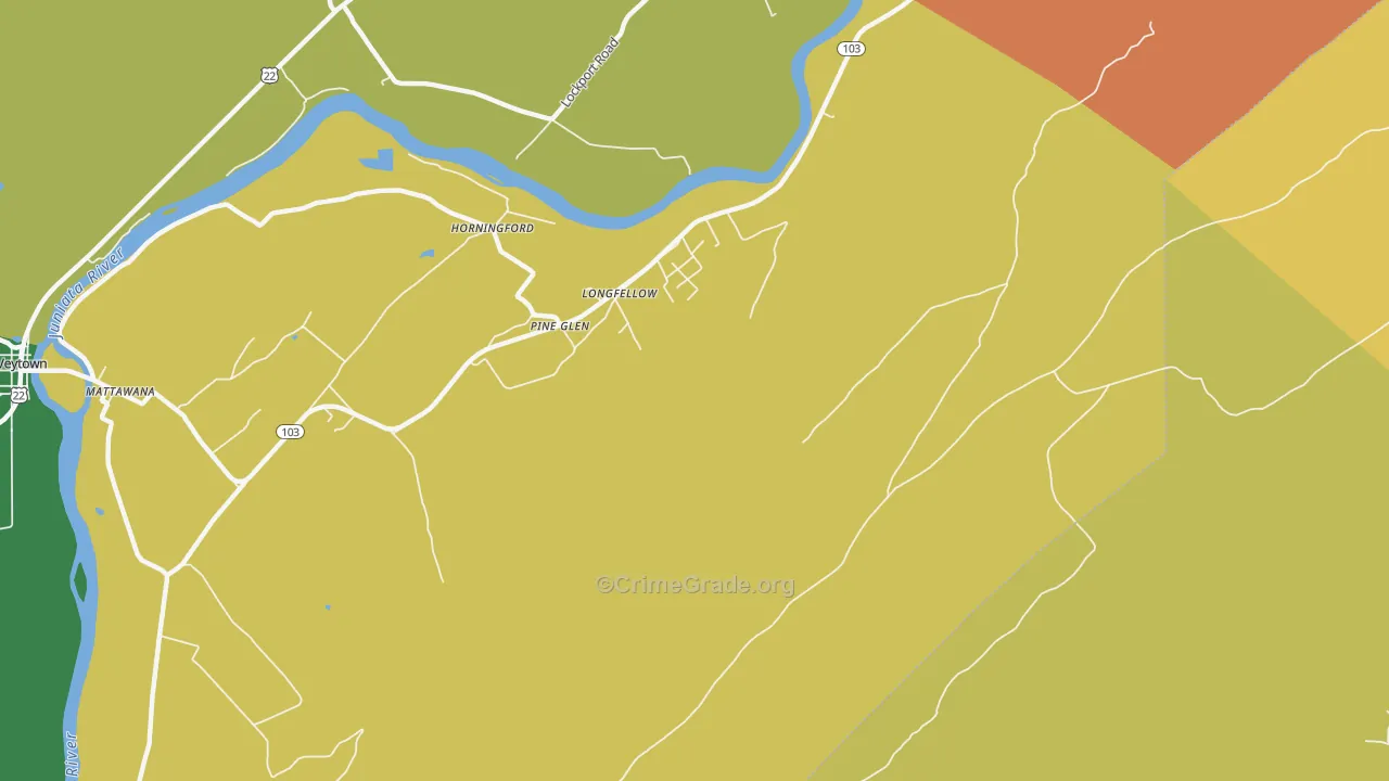 Longfellow, PA Map of Assault Rates