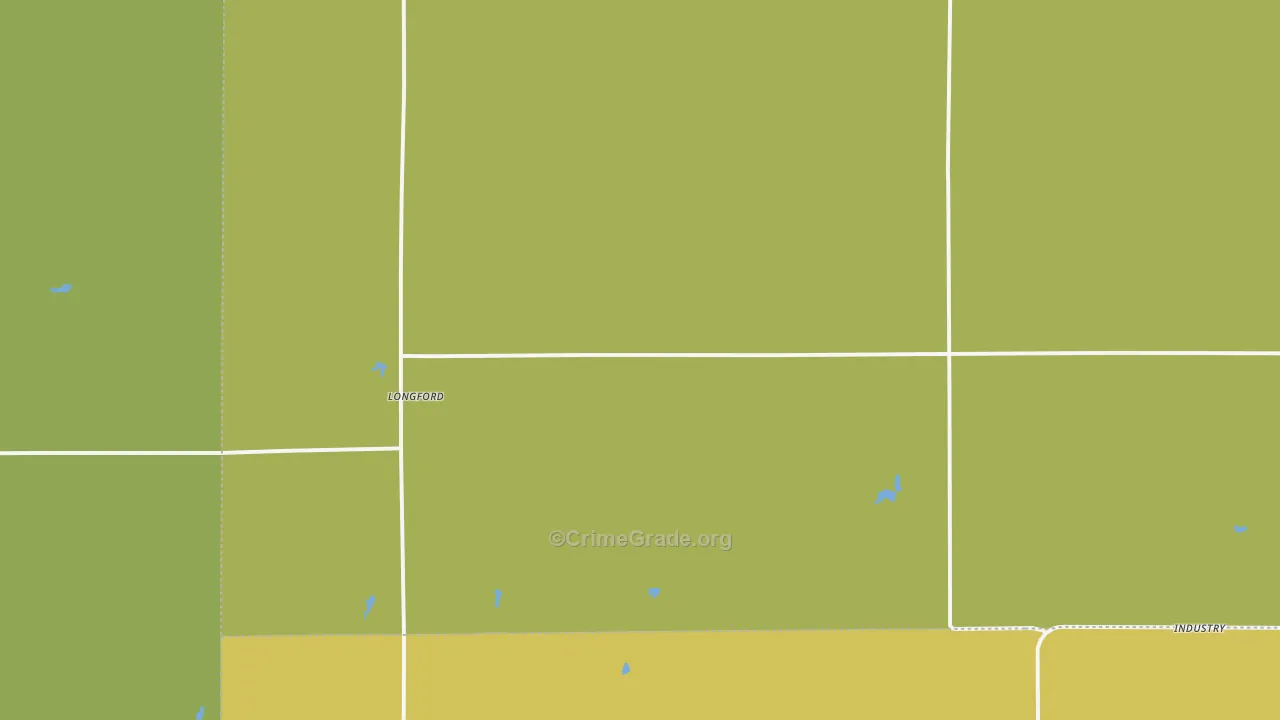 Longford, KS Map of Assault Rates