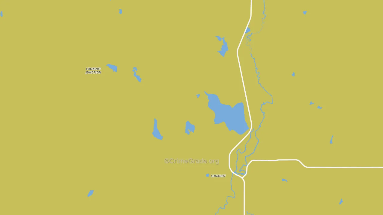 Lookout, CA Map of Assault Rates