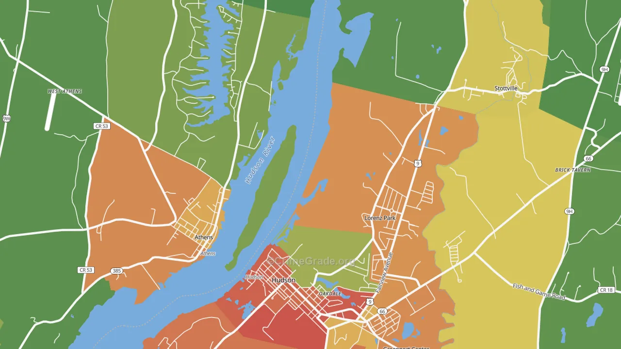 Lorenz Park, NY Map of Assault Rates