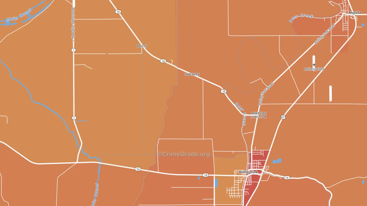 Lorenzen, MS Map of Assault Rates