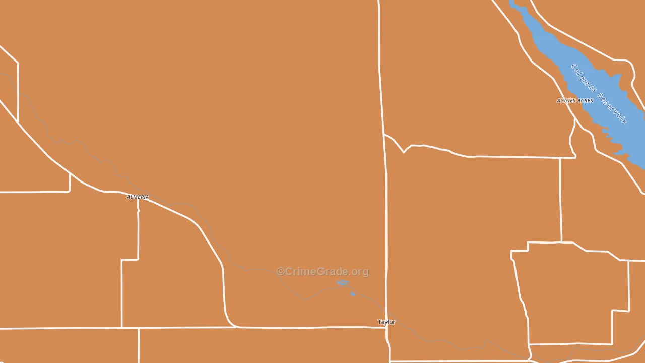 Loup County, NE Map of Assault Rates