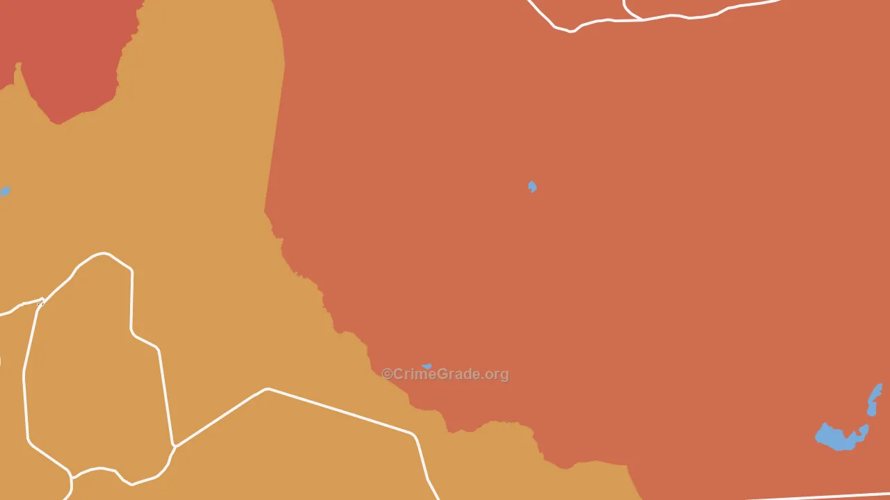 Low Mountain, AZ Map of Assault Rates