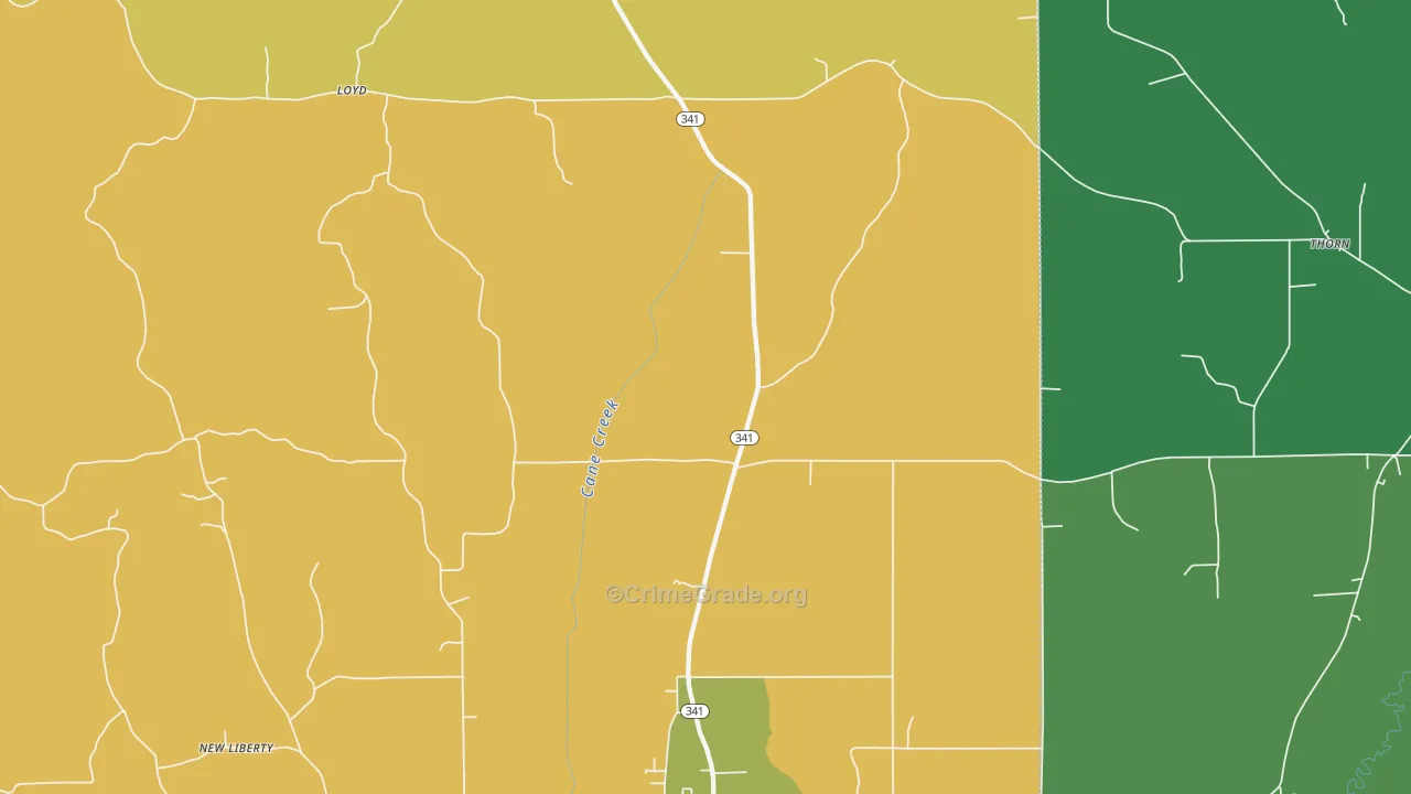 Loyd, MS Map of Assault Rates