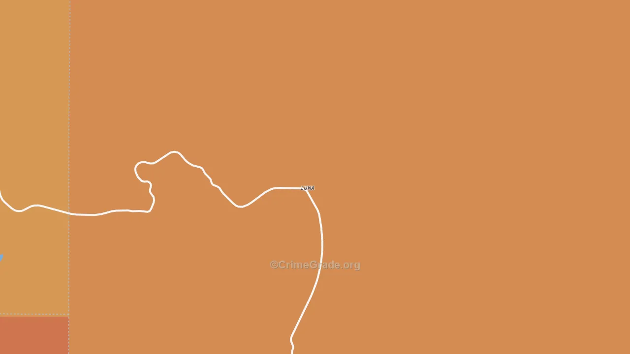 Luna, NM Map of Assault Rates