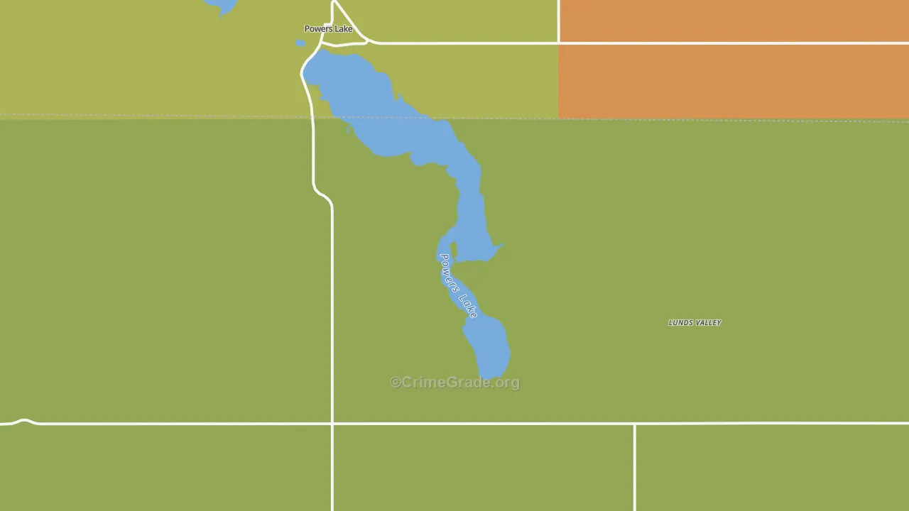 Lunds Valley, ND Map of Assault Rates