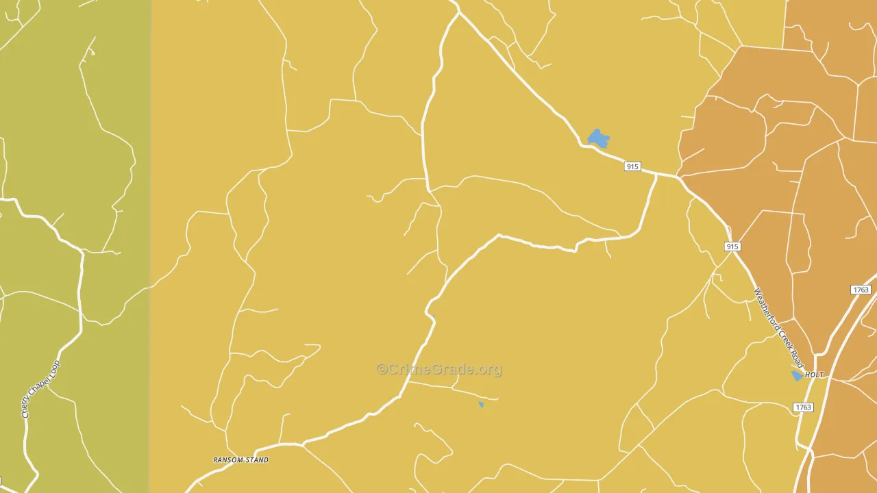 Lutts, TN Map of Assault Rates