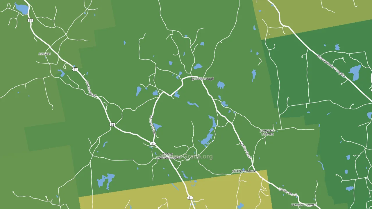Lyndeborough, NH Map of Assault Rates